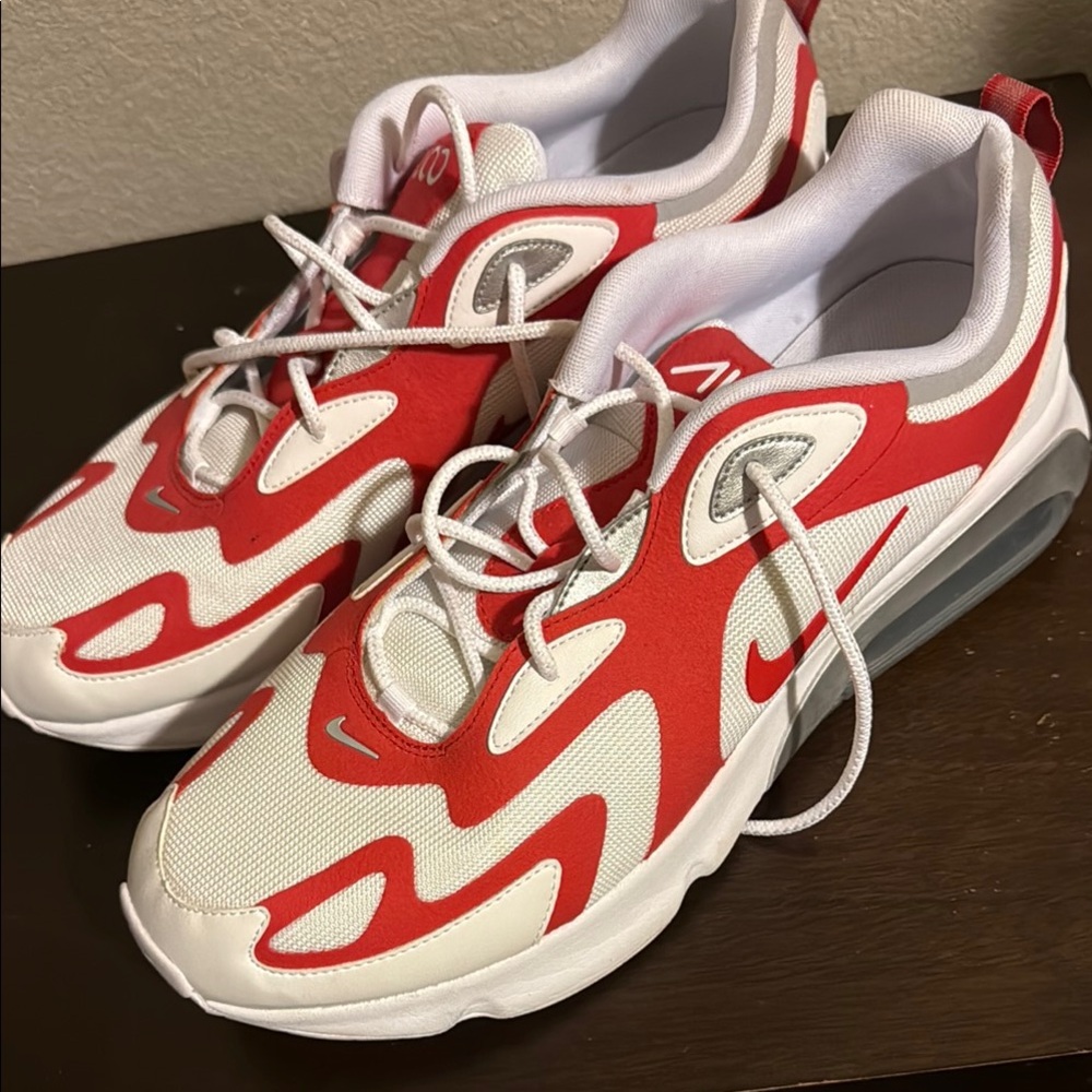 Nike Red and Cream Athletic Shoes